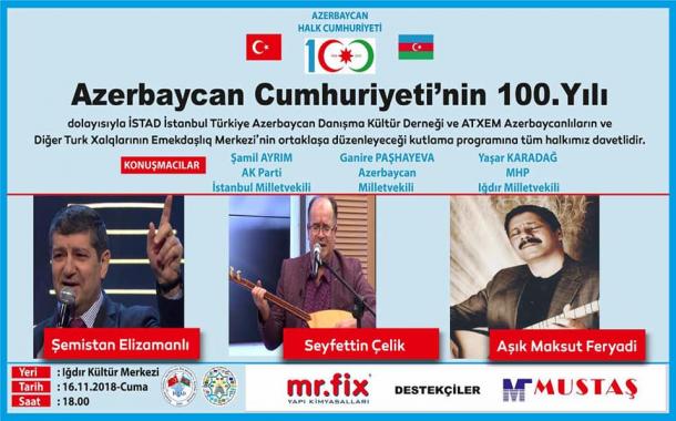 Azerbaycan Cumhuriyeti'nin 100. Yl Konseri Idr'da